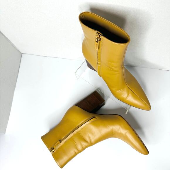 Gabriela Hearst Rio Tan Leather Ankle Boots Women’s Size 37 - Picture 2 of 9